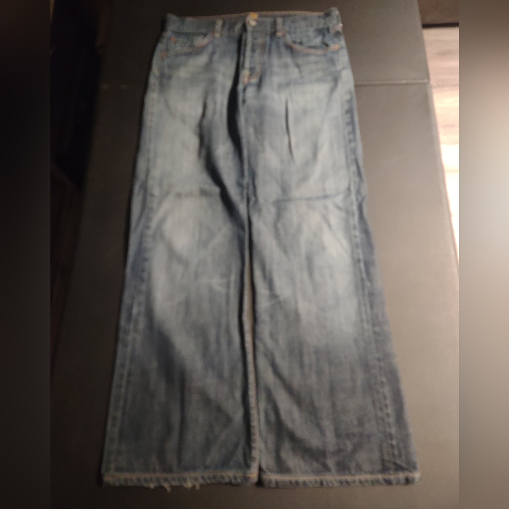 7 For All Mankind Bootcut Jeans - Men's 31X30 - Dark Wash - Y2K Vintage